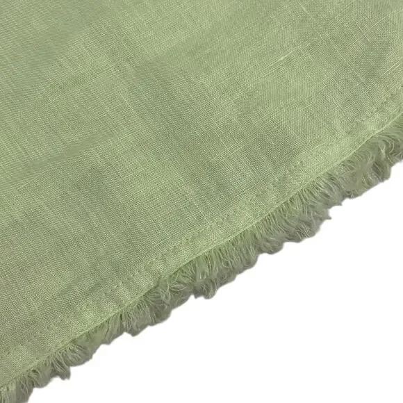 Tommy Bahama Two Palms Ruffle Linen Shift Dress Beach Vacation Green Size Small - Picture 11 of 16